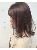 【Zina 梅田】 イメチェンフォギーベージュ耳かけ毛先パーマ11