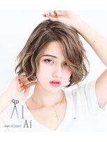 ヘアリゾートエーアイ 北千住店(hair resort Ai)&nbsp;モテふわセミディスタイル