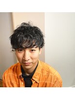 ニコ ヘアリラクゼーション(Nico hair relaxation)&nbsp;20代30代メンズマッシュツイストパーマ黒髪暗髪モテショート