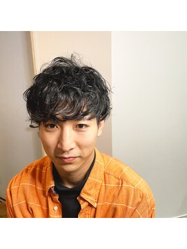 ニコ ヘアリラクゼーション(Nico hair relaxation) 20代30代メンズマッシュツイストパーマ黒髪暗髪モテショート