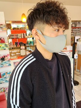 リップソウル(RIP SOUL) 《RIP SOUL》強め スパイラルパーマ  刈り上げ ショート