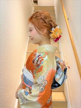 矢島美容室 荻窪店 成人式当日料金【ヘアメイク着付け】44000円