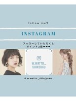 ワット 原宿店(W) 【W-ワット-原宿店 】Instagram始めました☆