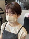 透明感×小顔効果◎ハンサムくびれショートボブ