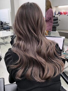 ジルブラン(JIL BLAN) ハイライトバレイヤージュダブルカラー20代30代40代グレージュ