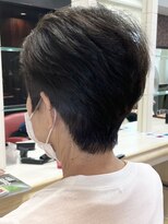 ヘアークリアー 春日部 大人可愛いシニアショートカット/首元スッキリ/30代40代50代