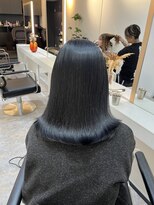 ブレンド 渋谷(BLend)&nbsp;グレージュマチルダボブインナーグレージュ 前髪