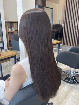 アトリエコア(Atelier Coa) 髪質改善トリートメントミルクティーベージュカラーくびれヘア