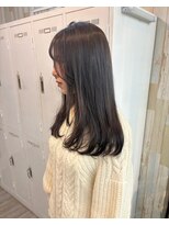 ナンバー アンフィール 渋谷(N° anfeel) 髪質改善透明感ラベンダーグレージュレイヤーカット