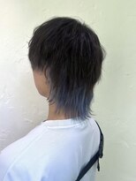 ピチカート パクト(pizzicato pacto)&nbsp;メンズウルフ/インナーカラー/ブルーシルバー