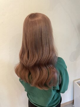 カラースタンド(COLOR STAND) ピンクベージュダブルカラーインナーカラーブリーチ