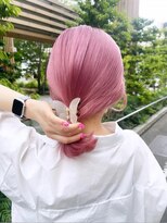 シェーン 仙台駅広瀬通店(schon)&nbsp;デザインカラー/レイヤーカット/ペールピンク