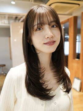 ガーランド (Garland) 大人かわいいくびレイヤー顔まわりレイヤーカットまろベージュ