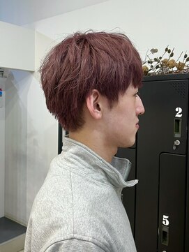 リンダ(LINDA) ダブルカラー/メンズダブルカラー/ピンク[札幌美容室LINDA]