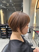 ロンドエニカ 大宮(Lond enika)&nbsp;イメチェン外ハネボブ美髪ワイドバングレイヤーショート/大宮