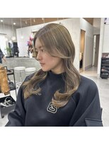 スターク(stark)&nbsp;レイヤー/オリーブベージュ/姫路/韓国ヘア/姫路レイヤー