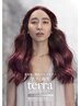 【艶髪】terraカラー＋カット＋TOKIO5stepTR（白髪染めも可）￥13000