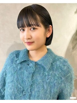 フォト 新宿三丁目(foto) ミニウルフレイヤーカット顔周り前髪韓国ショートボブ/新宿