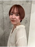 ショート/マッシュショート/暖色カラー