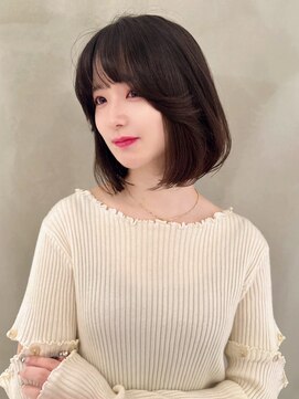 ロンドローズ 名古屋(Lond damaskRose) ボブ 髪質改善 縮毛矯正 ブラウンカラー