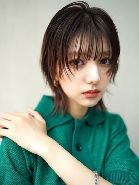 ギークス(GEEKS) 【GEEKS渋谷】顔周りレイヤー/ウルフカット/20代30代/ネオウルフ