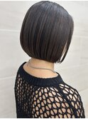 ボブ/ストレートボブ/丸みのあるボブ/髪質改善ストレート