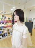 切りっぱなしボブ