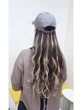 エクステ専門店ミキ 横浜店(MIKI) 人毛ウェーブエクステ★大人上品メッシュバリヤージュカラー