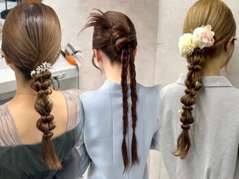 ノアル 大宮店(NOAHL)の写真/結婚式~推し活までご案内OK◎崩れにくいヘアセットをご提案。周りと差が付くスタイルで可愛くオシャレに♪