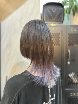 ヴァイス 渋谷店(VAICE) ウルフカット/襟足カラー/ラベンダー