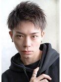 爽やかツーブロック刈り上げ【アップバングショート】