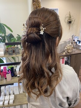 リミットヘアー 大在店(Remit hair) (山本)カチモリハーフアップ