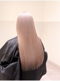 ハイライトブリーチダブルカラーレイヤーカットくびれレイヤー