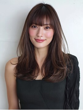 黒髪/クラゲヘアー/オリーブグレー/小顔/ココアベージュ/東海駅