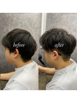 清潔感のある刈り上げメンズスタイル