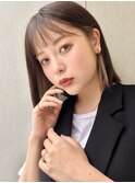 インナーカラー/イヤリングカラー/切りっぱなしボブ★10