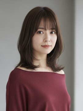 ミー 岡崎(mii) 【mii岡崎】抜け感ナチュラルミディ