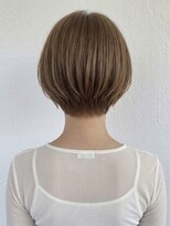 カバーヘア ブリス 戸田公園西口店(COVER HAIR bliss)&nbsp;丸みコンパクトショートボブ/ミルクブラウン/似合わせp戸田公園
