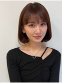 上品ワンカール大人女性ボブ