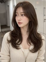 エレナ バイ アルテフィーチェ(elena by artefice)&nbsp;レイヤーカットバレイヤージュオリーブグレージュハッシュカット