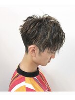 ノット 成田公津の杜(Knot)&nbsp;センターパートマッシュ×ハイライト 【knot 成田】鈴木翔梧