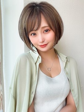 アフロート エル 錦糸町(AFLOAT L) LallYou　錦糸町　韓国レイヤーカットミルクティーブラウン