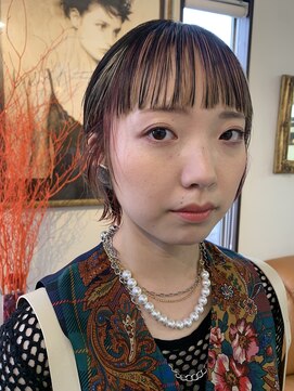 コレットヘア(Colette hair) 【シンプルショート×インナーカラーでこなれヘア】