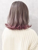 ジィルム(XELM)&nbsp;裾カラーエッジカラー外ハネミディ【高崎】