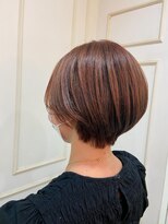 クロップ エス 湘南辻堂(crop es) 【cropes辻堂斉藤】マーマレードカラー×コンパクトショート