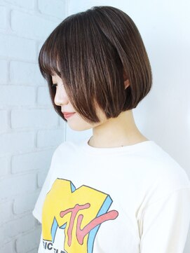 ニット 銀座(knit) 《knit銀座》大人可愛い20代30代40代ショートボブ丸み前下がり