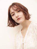 バーニー(BARNEY)&nbsp;大人かわいい外ハネボブペールベージュ0901