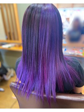 ヘアーコレット(hair Colet) アンブレラカラーバイオレットピンクミックス