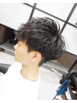 ヘアテリア リュウ 大塚(hair teria ryu) 刈り上げマッシュパーマ