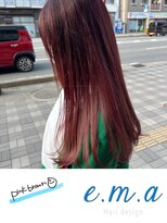 エマヘアデザイン(e.m.a Hair design) ピンクブラウン